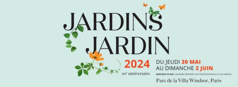 20ème anniversaire de Jardins, jardin, la grande fête du jardin urbain, du 29 mai au 2 juin 2024