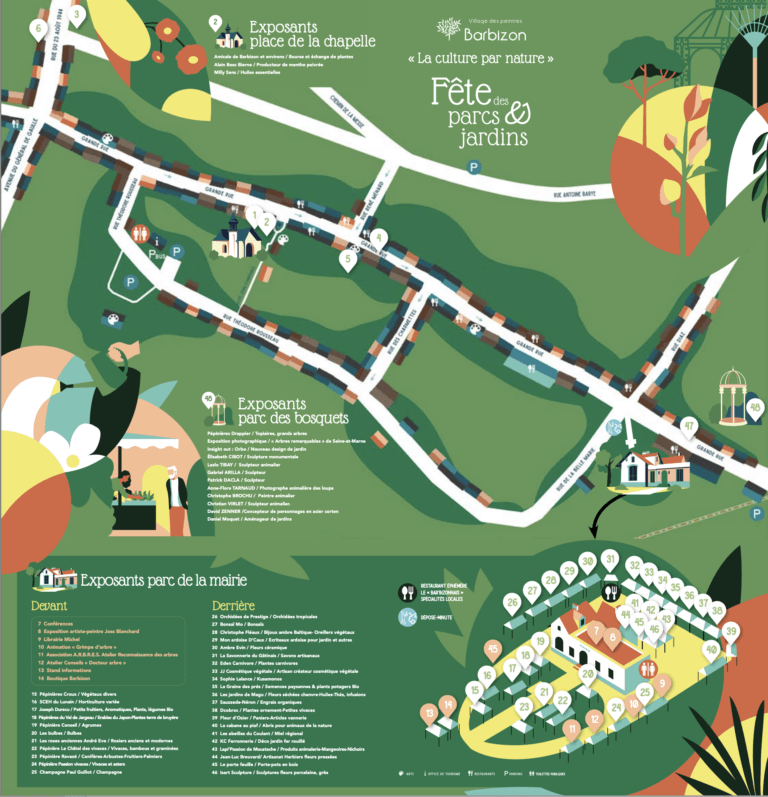 3ème édition de BARBIZON Fête des parcs & jardins les 4 et 5 mai 2024