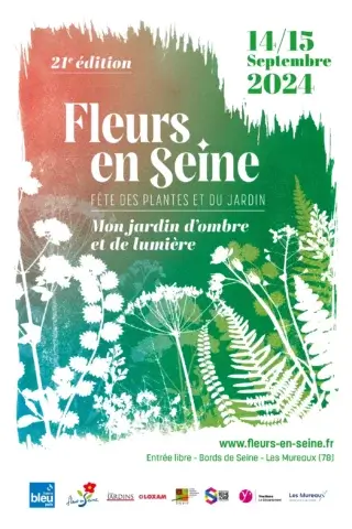 21ème édition de FLEURS EN SEINE, la fête des plantes et du jardin de l’ouest de Paris, les 14 et 15 septembre 2024