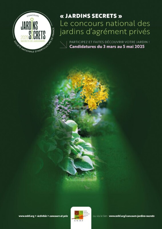 Participez à la 2ᵉ édition du concours Jardins Secrets organisé par la SNHF